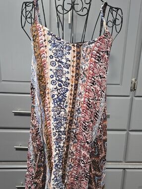 Signature Studio Floral Paisley Strappy Maxi Dress - Pink, Black, Blue